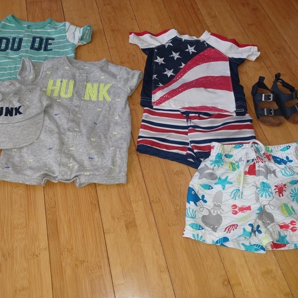Infant boys 0-6 months summer bundle - Picture 1 of 7
